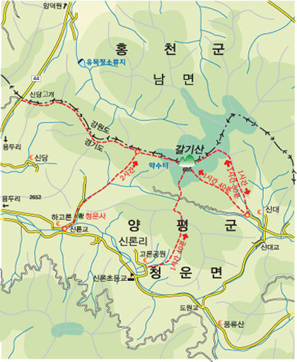 갈기산 이미지